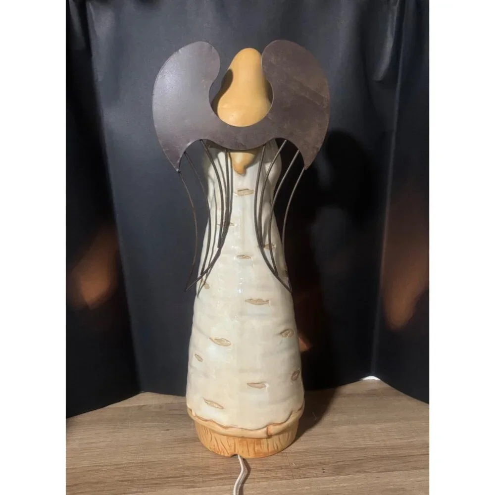 Cracker Barrel Season of Peace Cardinal Angel Light Up Lamp Christmas Holiday